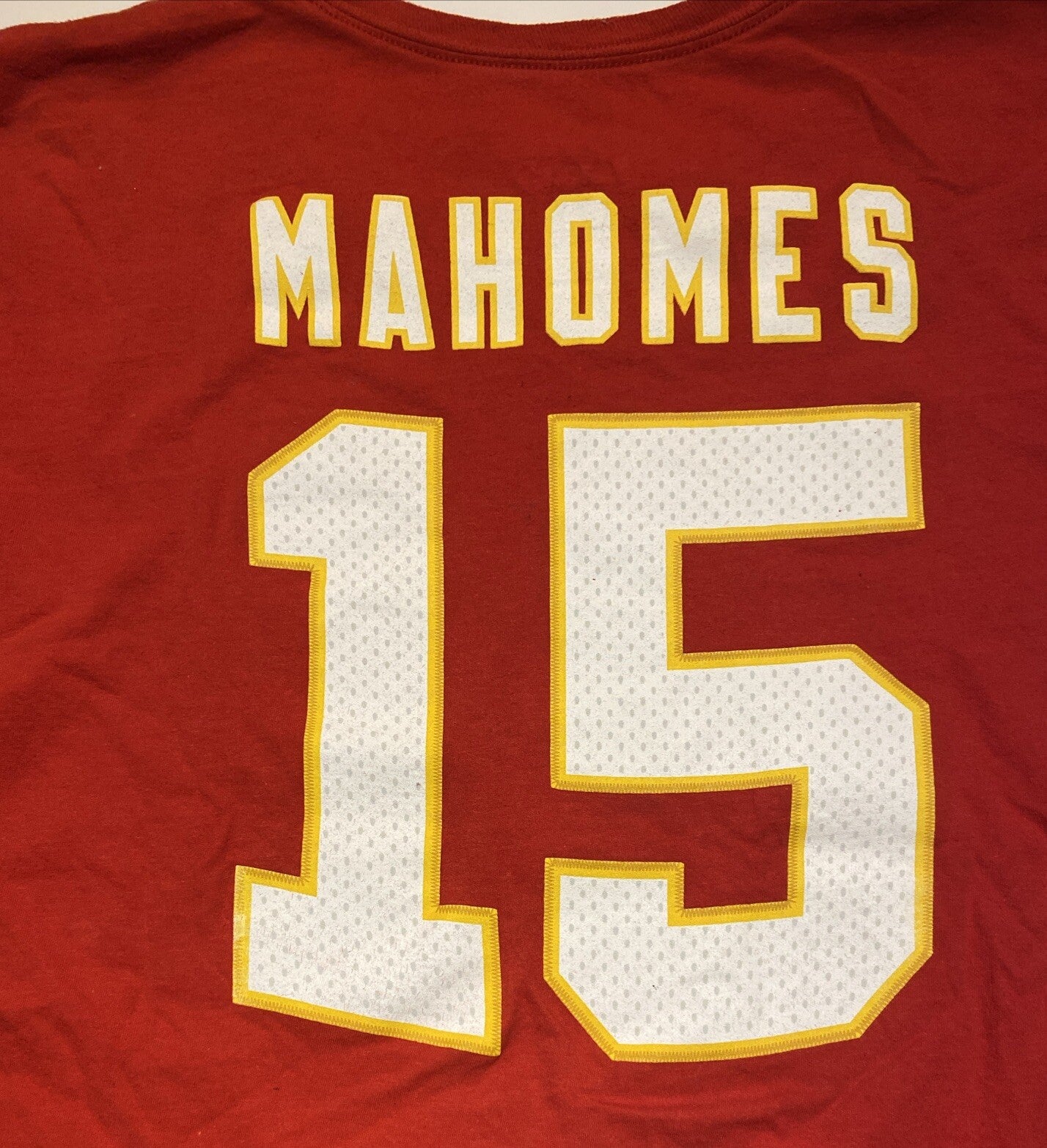 Kansas City Chiefs #12 Patrick Mahomes Mens Unisex x-Large T-shirt by Fanactic