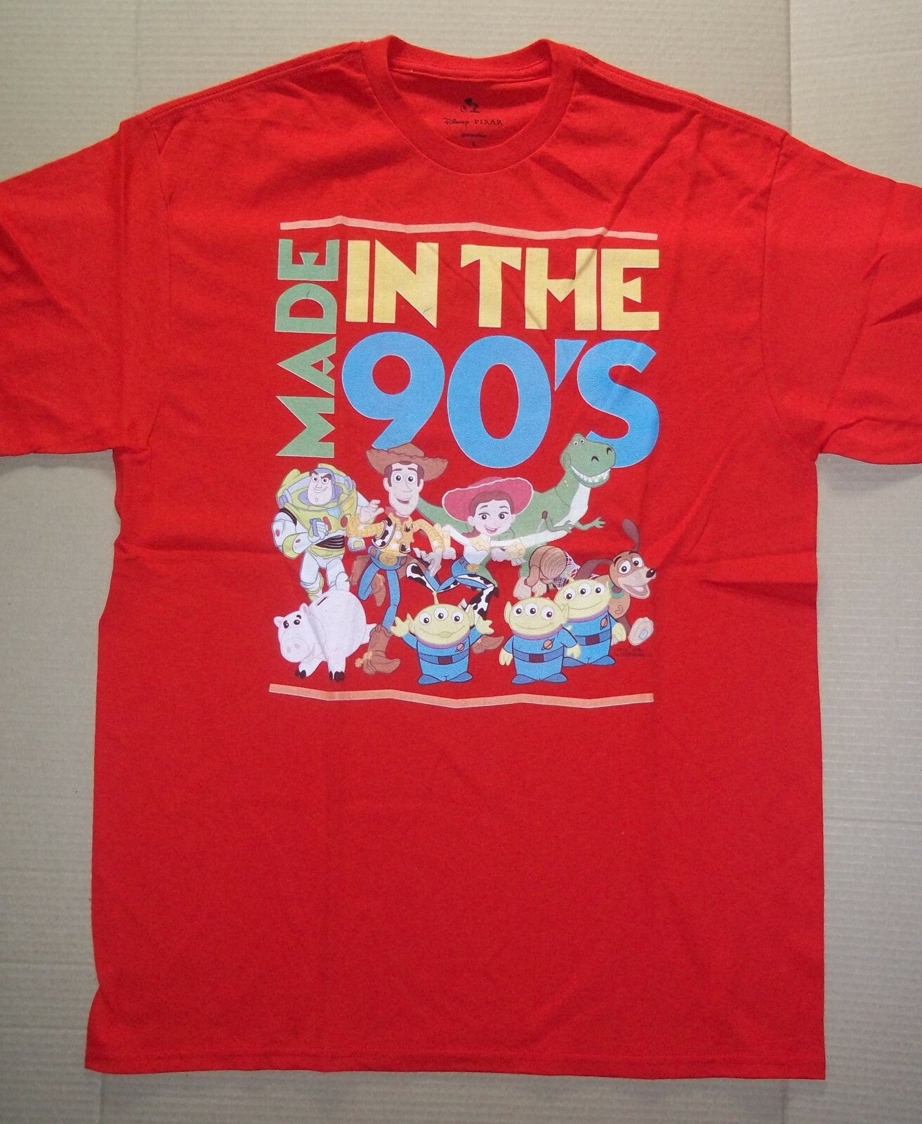 Disney Toy Story Made In The 90s Men's Unisex T-shirt - Large