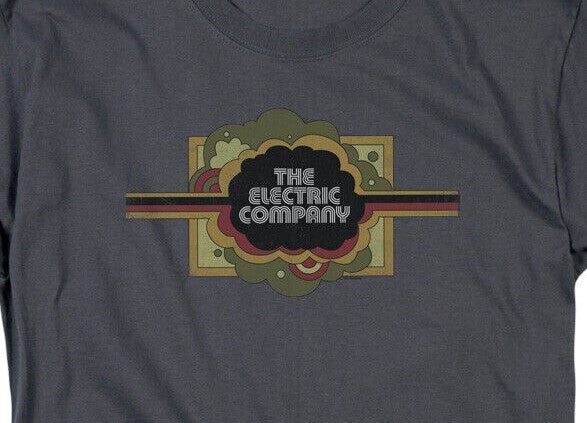 The Electric Company "TV Show Logo" Mens Unisex T-Shirt -Available in Sm to 5x