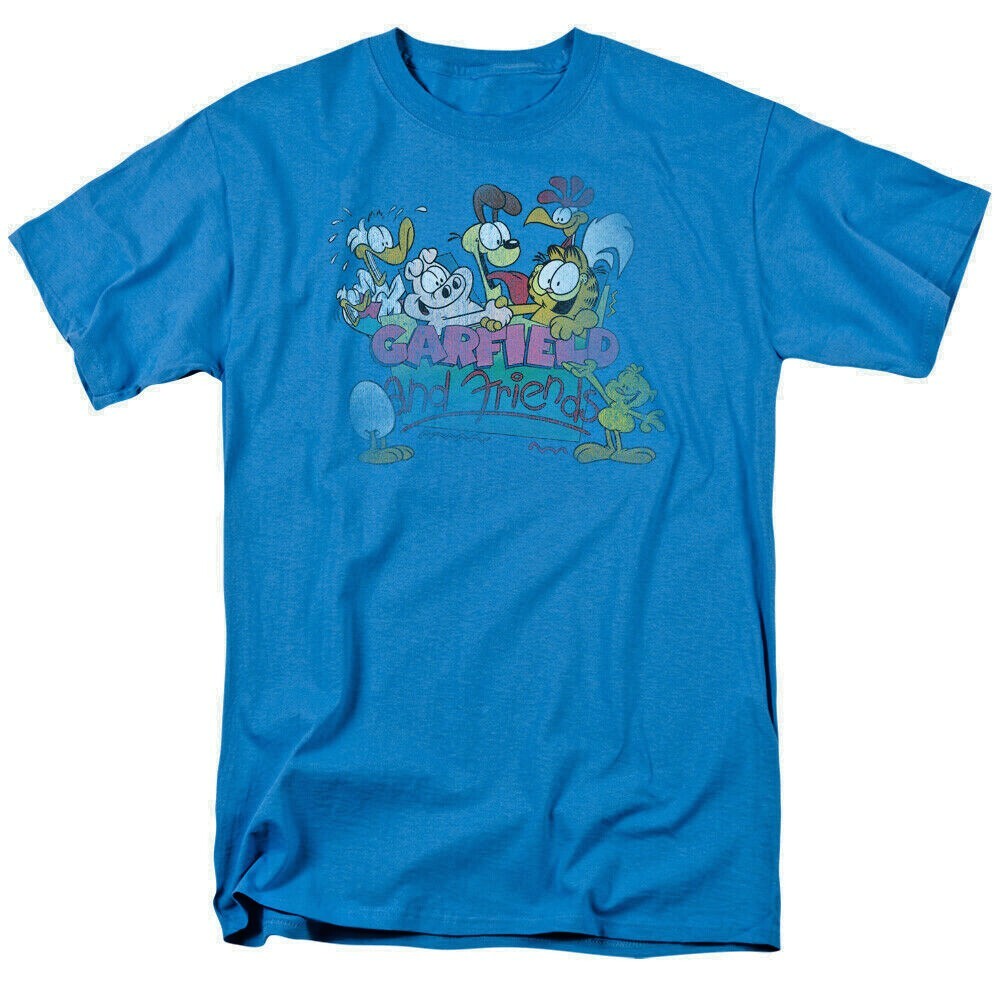 Garfield "Garfield and Friends" Mens Adult Unisex T-Shirt -Available sm to 3x