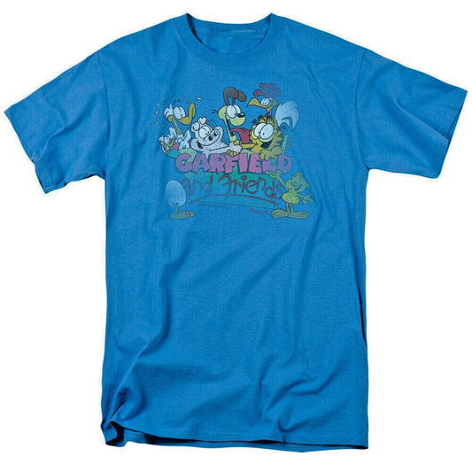 Garfield "Garfield and Friends" Mens Adult Unisex T-Shirt -Available sm to 3x