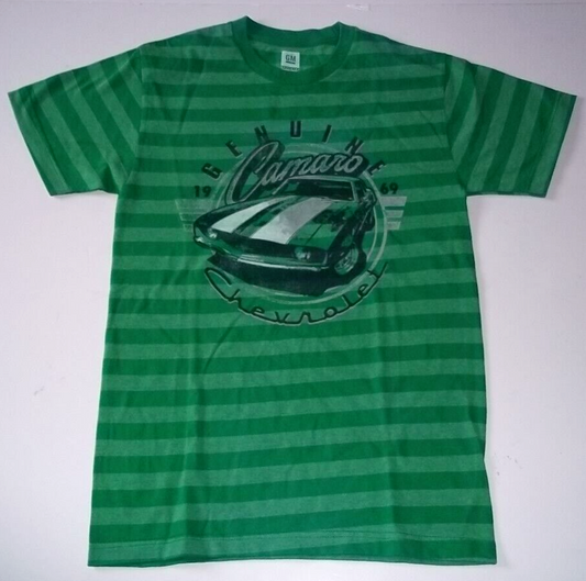 Genuine Chevrolet 1969 Camaro Adult Small Striped T-Shirt - New Old Stock