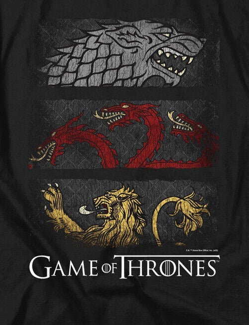 Game of Thones, "Sigal Banners" Mens Unisex T-Shirt, Available Sm to 5x -New