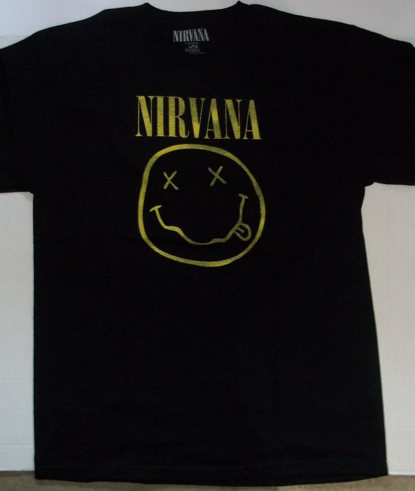 NIRVANA Lg. Adult Unisex T-Shirt - New Old Stock 