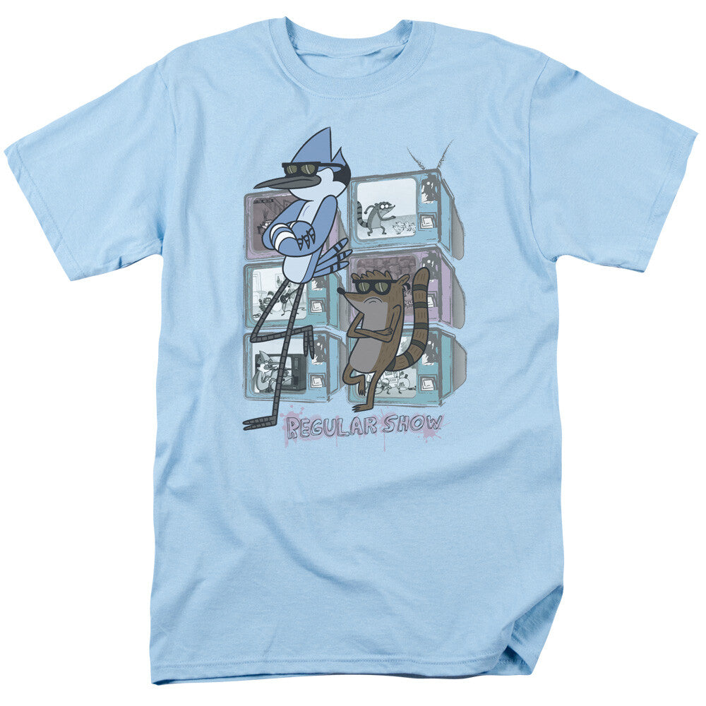 The Regular Show "TV Too Cool"  Mens T-shirt -Available Sm to 5x