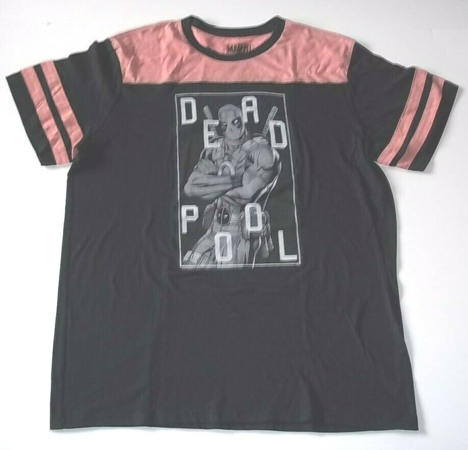 Marvel Deadpool 2XL Adult Unisex 2-Tone T-Shirt - New Old Stock