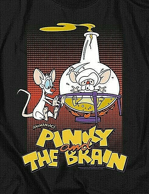 Pinky and the Brain "Hot Flask"  Mens T-shirt -Available Sm to 6x