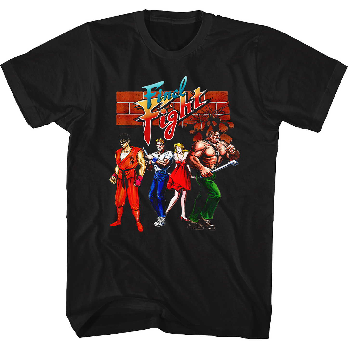 Final Fight "Street Fighter" Mens Adult Unisex T-shirt, Available Sm - Med