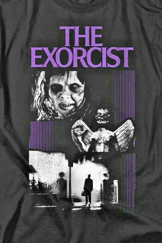 The Exorcist "Movie Collage" Mens Unisex T-Shirt Available Sm to 6x
