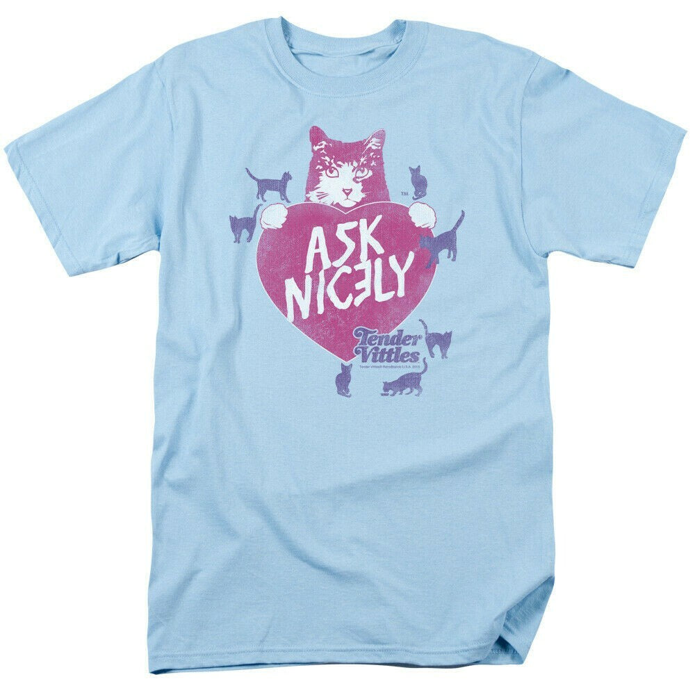 Tender Vittles "Ask Nicely -Classic Ad" Mens T-shirt -Available Sm to 3x