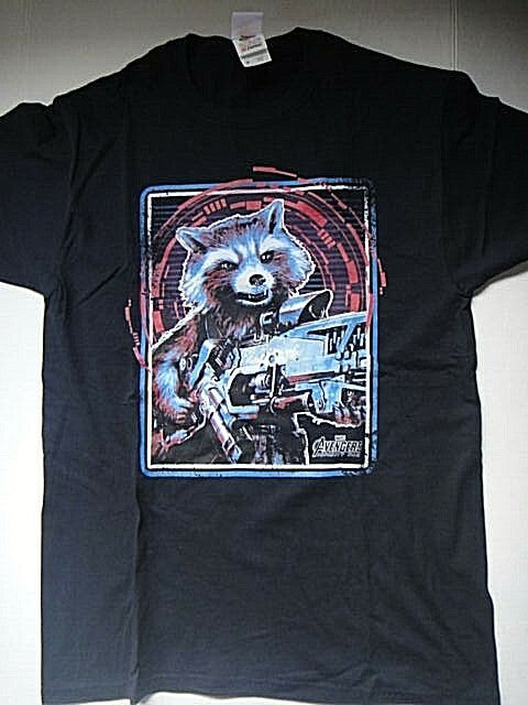 Marvel Guardians of the Galaxy, Rocket Raccoon (Funko Pop) Mens Medium T-Shirt