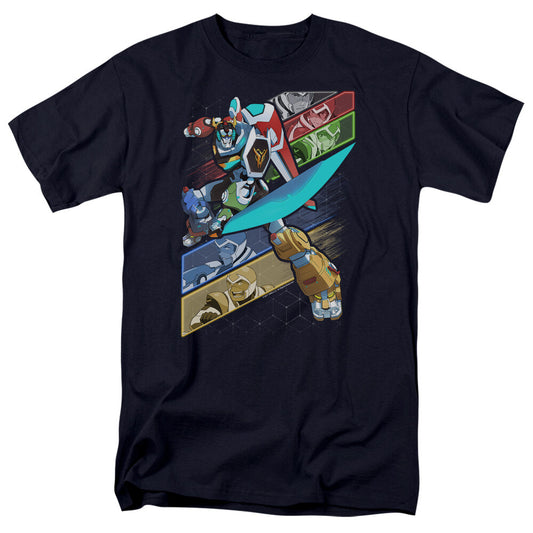 Voltron Legendary Defenders "Crisscross" Mens Adult Unisex T-Shirt -Sm to 4x    