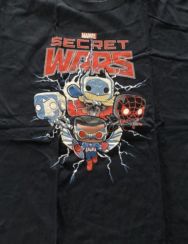 Marvel Comics Secret Wars Pop! Mens xL Unisex T-Shirt -new old stock