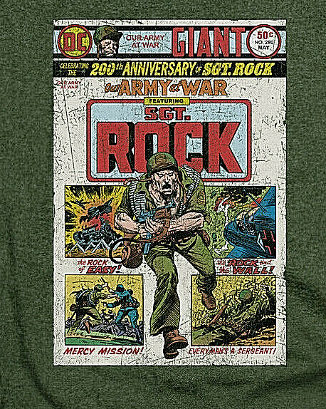 DC Comics Sgt Rock #280 "Our Army At War" Mens Unisex T-Shirt -Available S to 3x