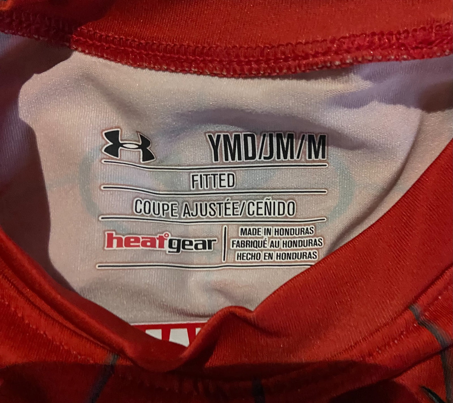 Under Armour Marvel Spider-Man Youth Tshirt HeatGear Size Medium New