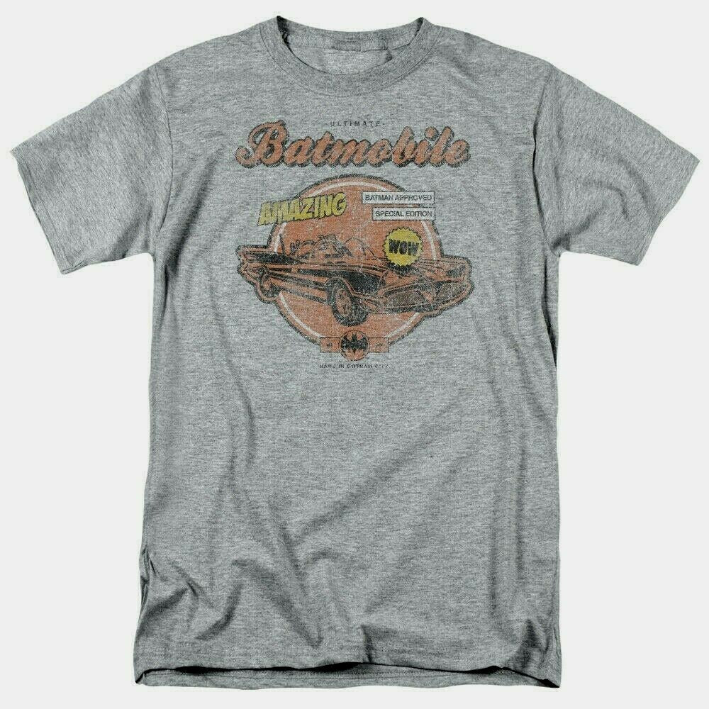 Batman 66 TV Show "The Amazing Batmobile"  Mens T-Shirt -Available in Sm to 3x