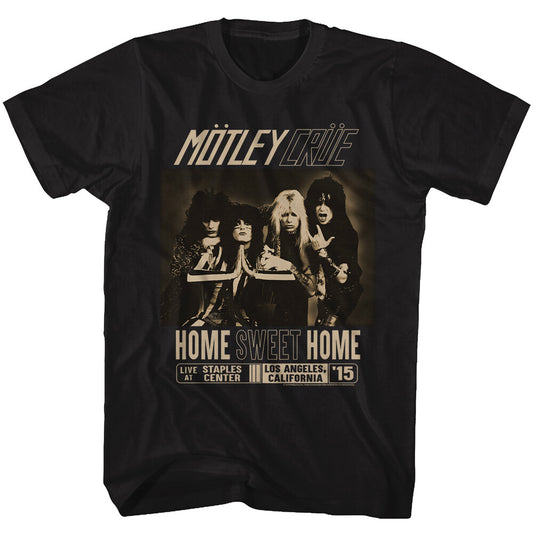 Motley Crue, "Home Sweet Home Tour " Mens Unisex T-Shirt -Available Sm to 3x