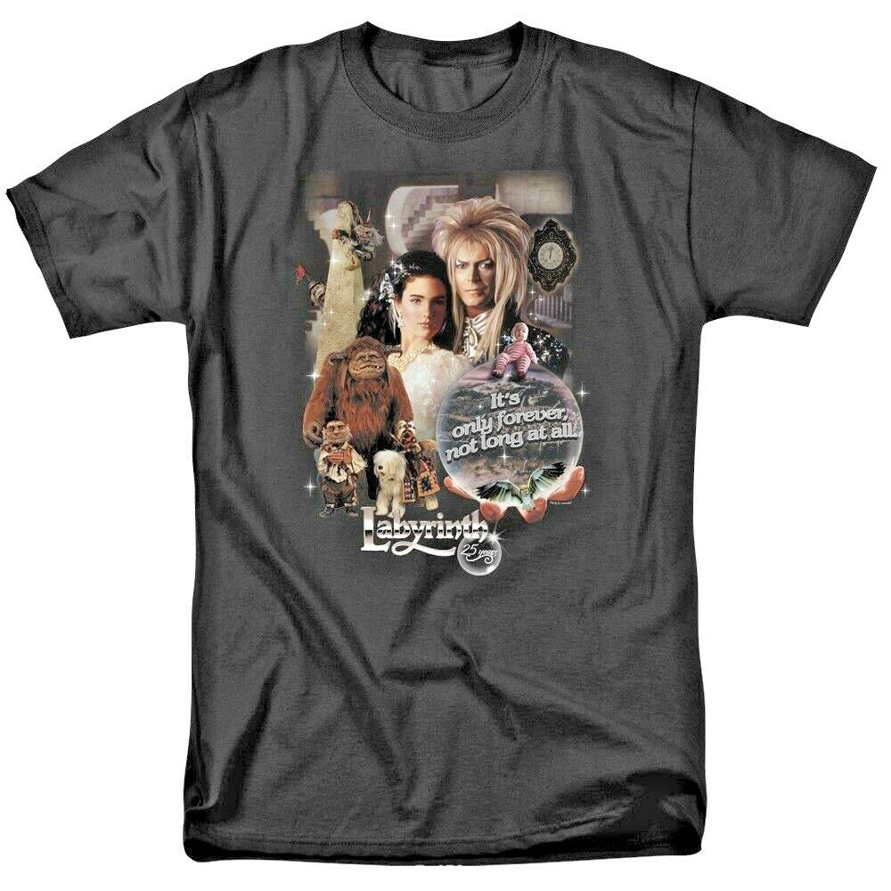 Labyrinth "It's Only forever.." Mens Unisex T-Shirt -Available in Sm to 5x -new