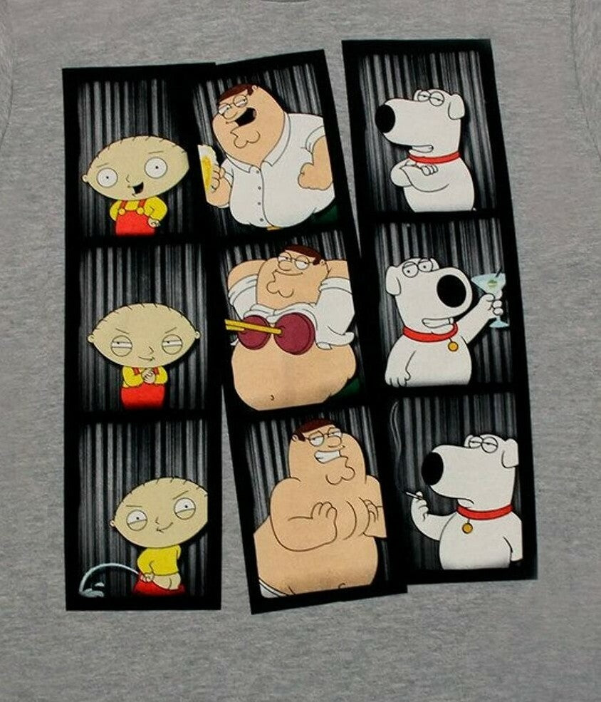 Family Guy "Photo Booth Pics" Mens Medium Unisex T-Shirt - New
