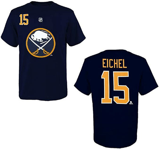 NHL Buffalo Sabres Reebok #15 Jack Eichel (Youth Large} T-shirt