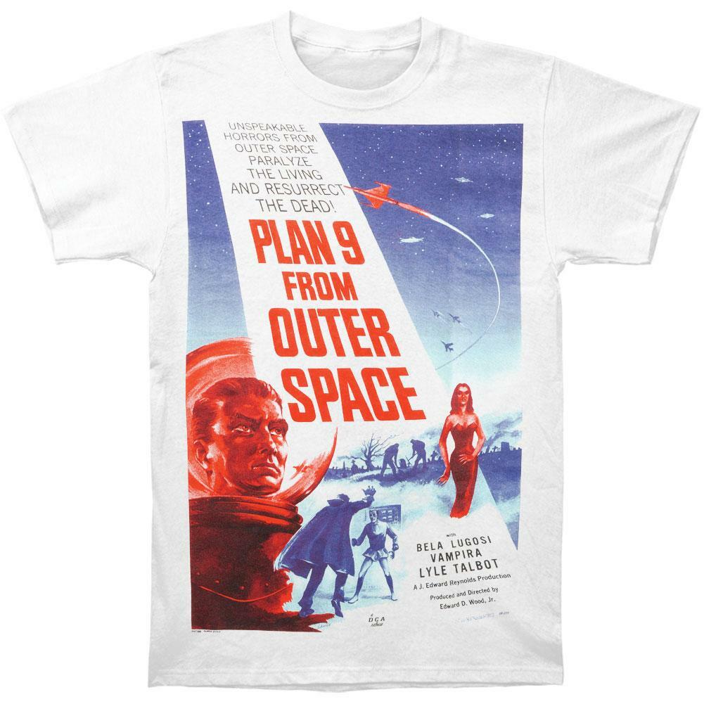 Plan 9 From Outer Space Mens Adult Small Unisex T-Shirt - New