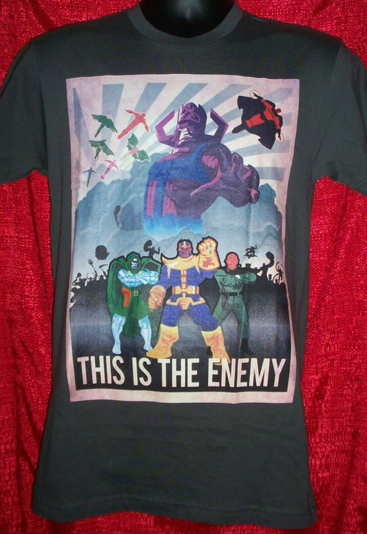 Marvel This Is The Enemy T-Shirt - S Adult Unisex - NOS 