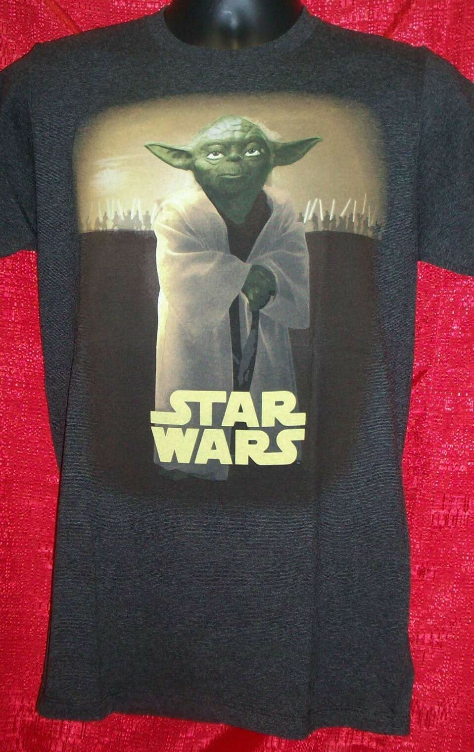 Star Wars Yoda Mens Sma Adult Unisex T-Shirt - New -15 years old