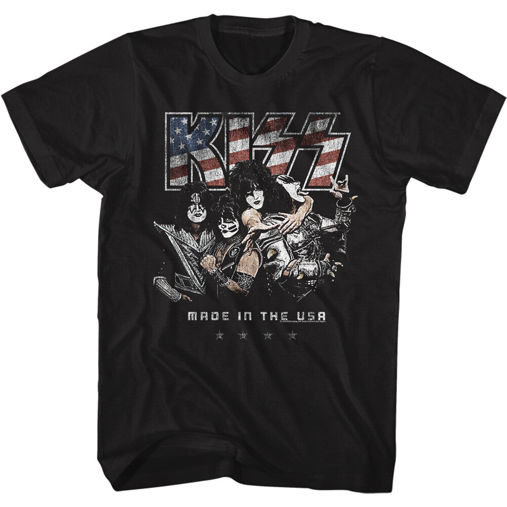 KISS "Made in America" Mens Unisex T-Shirt -Available in Sm to 5x
