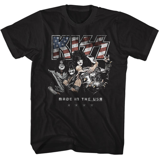 KISS "Made in America" Mens Unisex T-Shirt -Available in Sm to 5x