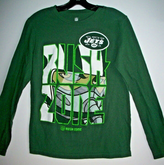 NFL New York Jets Rush Zone Long-Sleeve T-Shirt - Youth Large