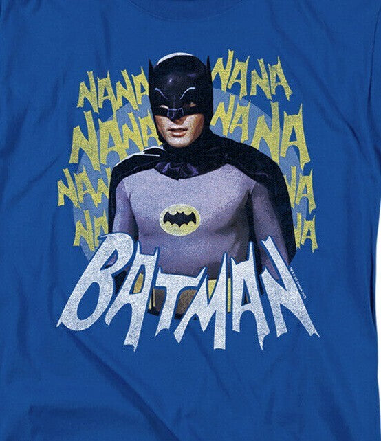 Batman 66 TV Series "Na, NA, NA, Batman" Mens Unisex T-Shirt, Available Sm to 5x