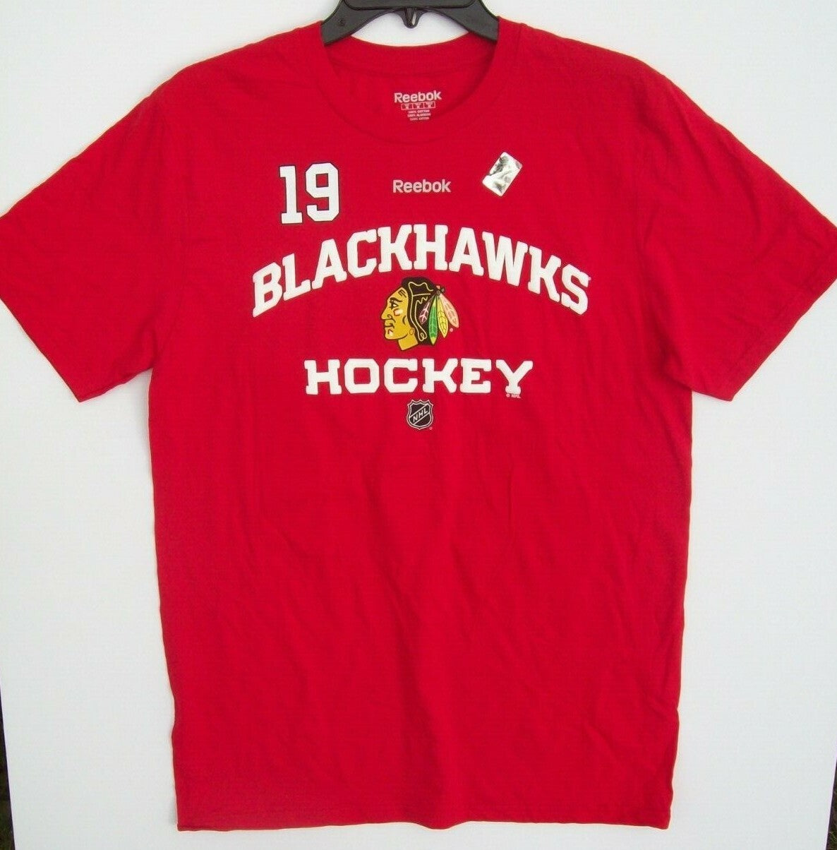NHL Chicago Blackhawks TOEWS #19 Medium Reebok T-Shirt