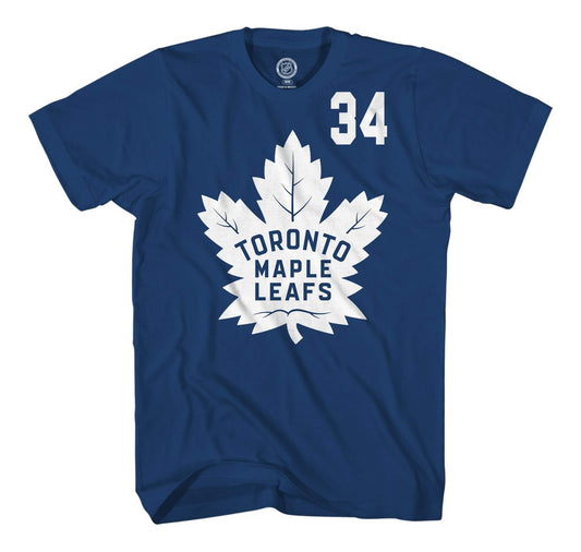 Toronto Maple Leafs #34 Matthews Size x-Large (14/16) T-Shirt -Excellent