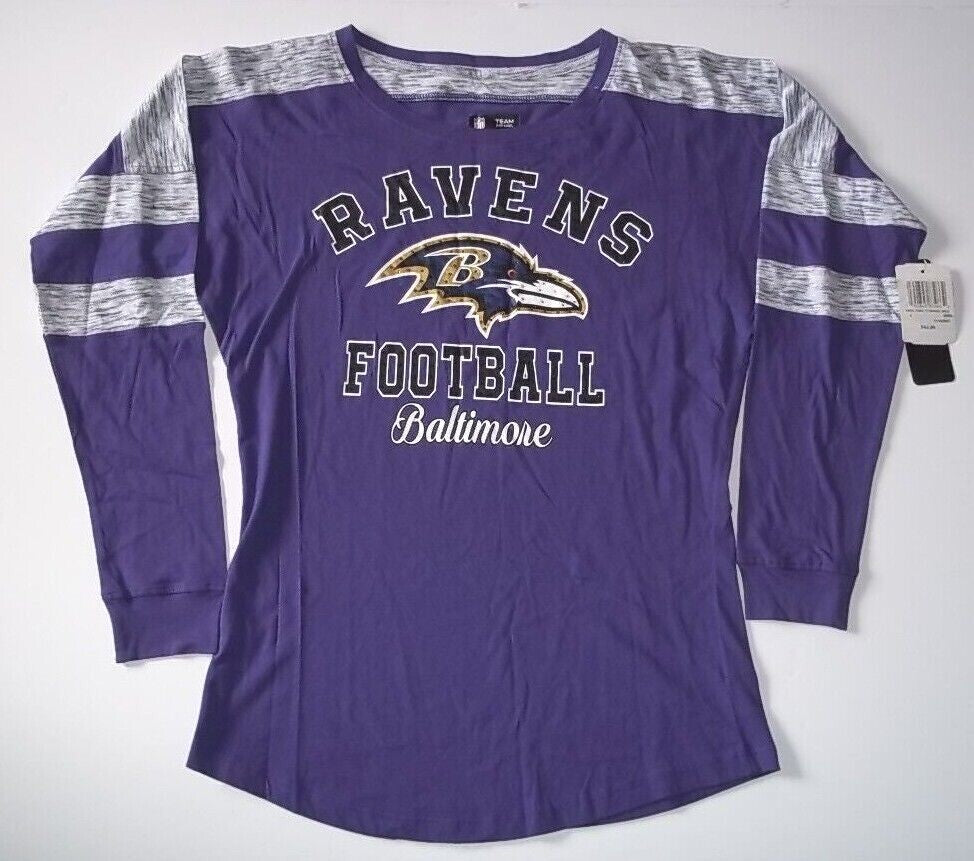 NFL Baltimore Ravens Womens Small Long-Sleeve T-Shirt - NEW
