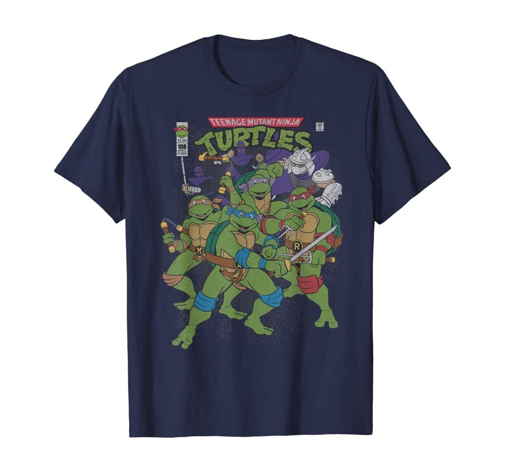 Teenage Mutant Ninja Turtles Comic #108 Cover Mens Small Unisex T-Shirt - New
