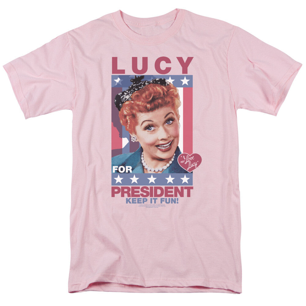 I Love Lucy "Lucy For President" Mens Unisex T-Shirt -Available in Sm to 4x -new