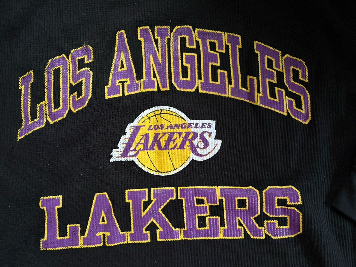 Los Angeles Lakers Thermal Long Sleeved Mens Small Unisex T-Shirt by Majestic