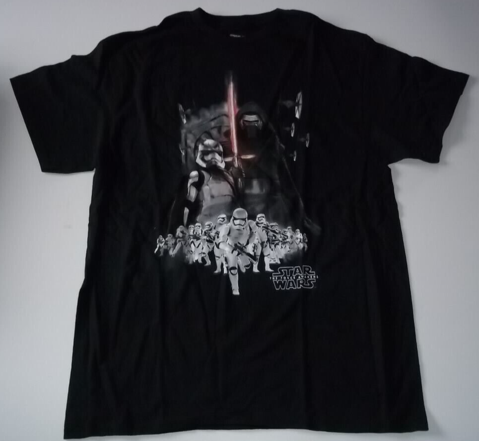 Star Wars "The Force Awakens"  Large Adult Unisex T-Shirt - New