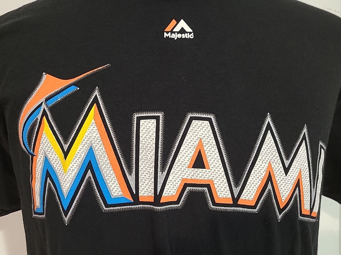 Miami Marlins Star Wars Sith Lord Mens Large T-Shirt -Star Wars Night 2015