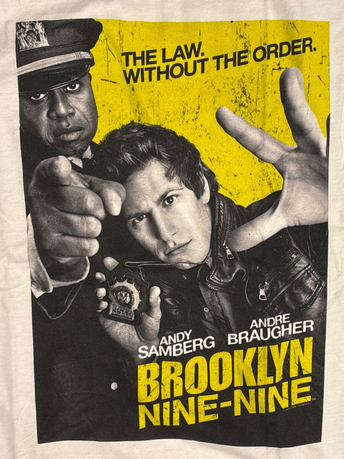 Brooklyn Nine-Nine "Poster"  Men x-Large Unisex T-Shirt - NOS