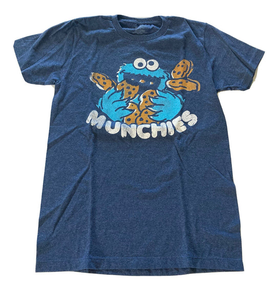 Sesame Street, "Cookie Monster" Mens Unisex Small T-Shirt - New