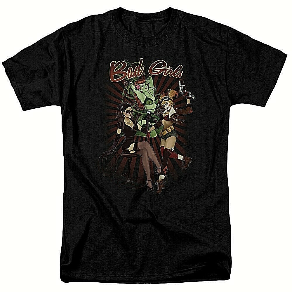 DC Comics Bombshell "Bad Girls" Mens Unisex T-Shirt -Available Sm to 5x -New