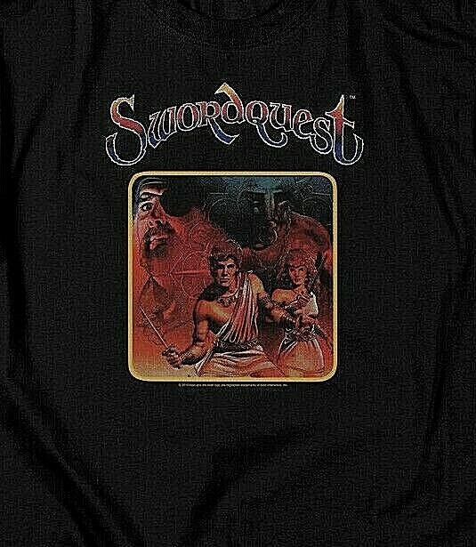 Atari Games , "Swordquest" Mens Unisex T-shirt -Available in Sm to 5x -new