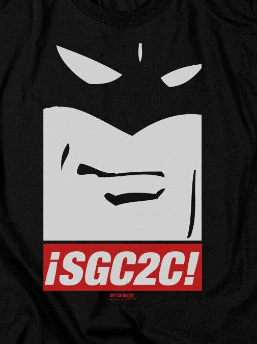 Space Ghost Coast to Coast "SGC2C!" Mens Unisex T-Shirt -Available Sm to 5x