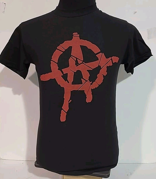 Anarchy "A" Logo Mens Adult Unisex T-shirt -Available Sm to 2x -new