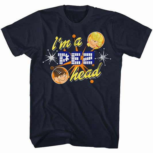 Pez "I'm a Pez Head"  Mens Unisex T-Shirt, Choice Sm to 5x
