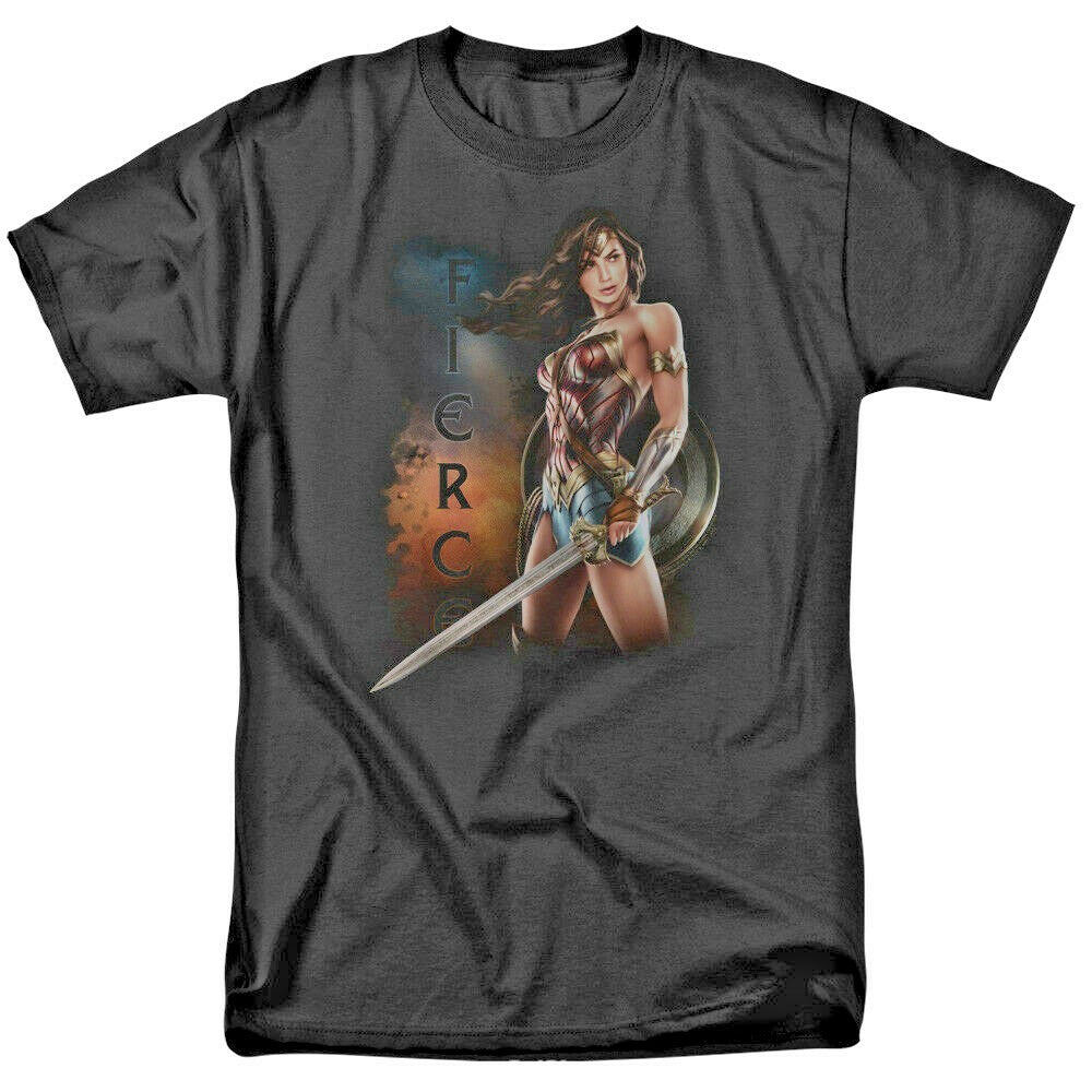 DC Comics Wonder Woman "Fierce" Mens Unisex T-Shirt -Available in Sm to 5x
