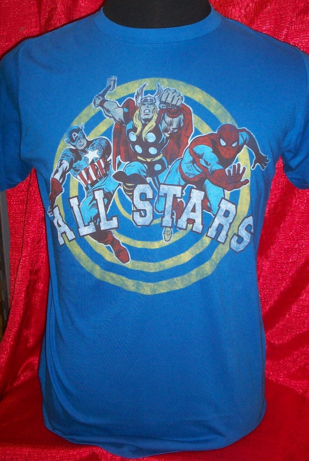 Marvel All Stars M  Adult Unisex T-Shirt - NOS