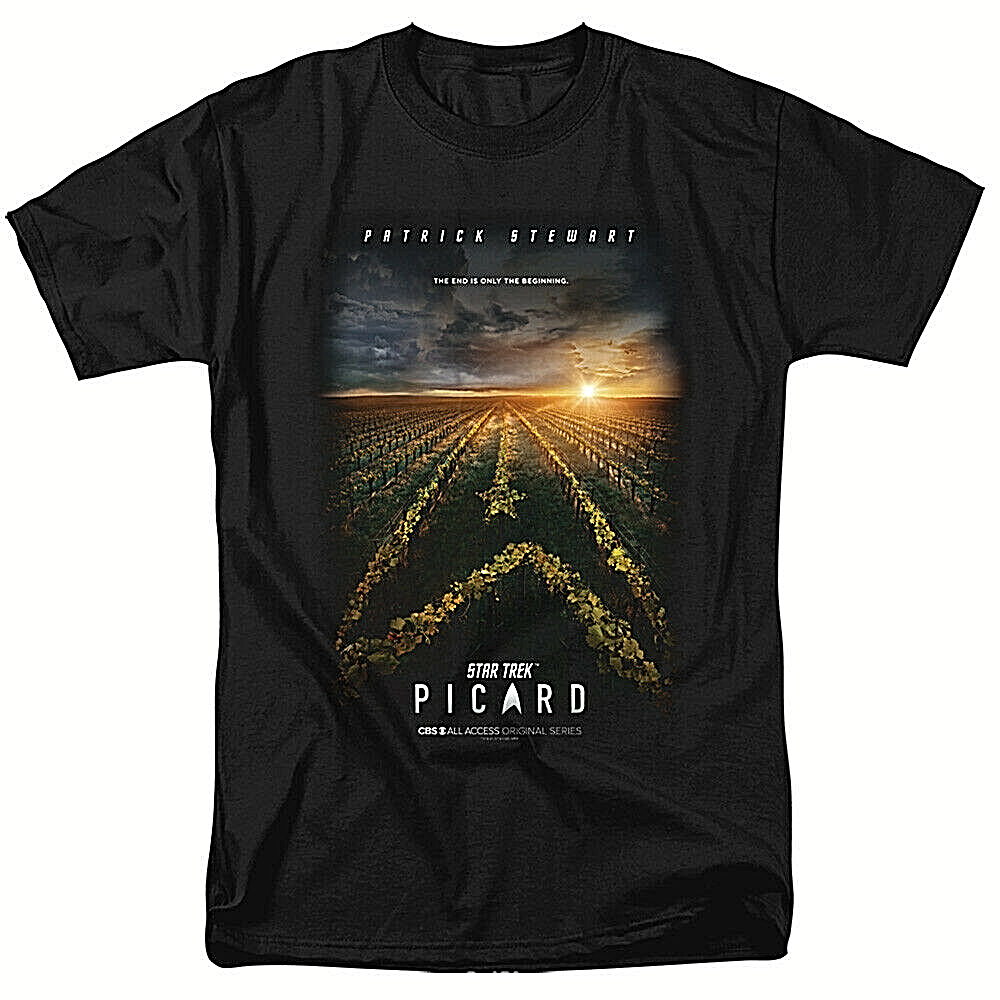 Star Trek: Picard TV Series "Poster"  Mens T-Shirt. Available Sm to 5x