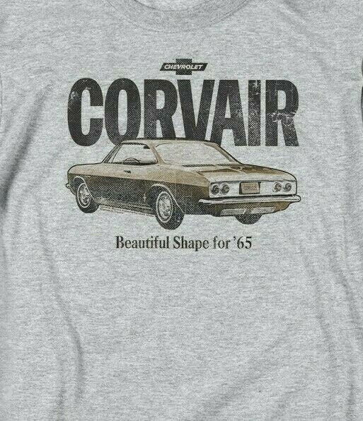 Chevrolet Corvair "Beautiful Shape for '65" Mens Medium -Unisex T-shirt -New